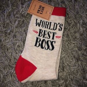 World’s Best Boss Socks, New With Tags